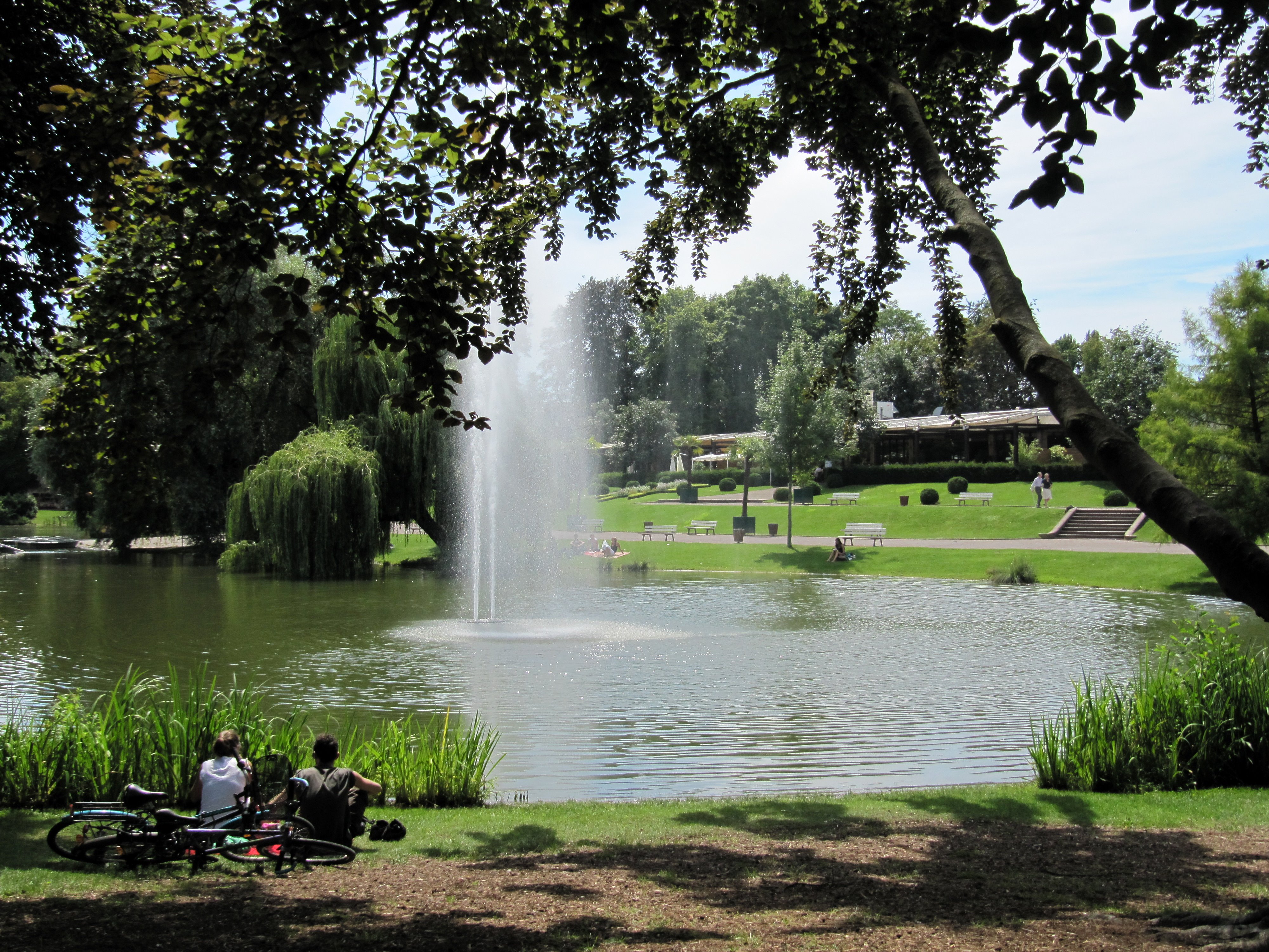 Les jardins publics en ville