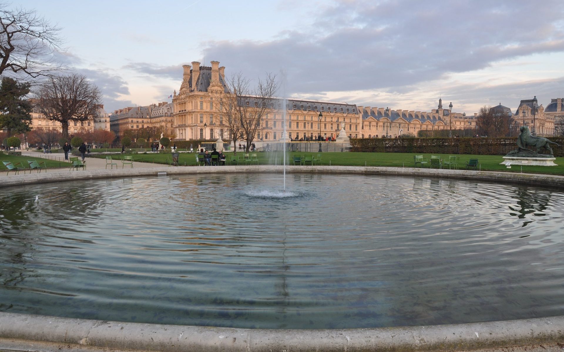 Le jardin des Tuileries à Paris